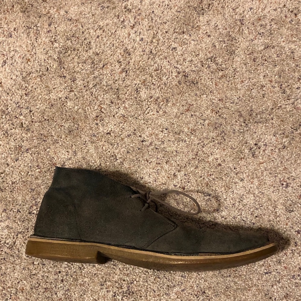 Suede shoes